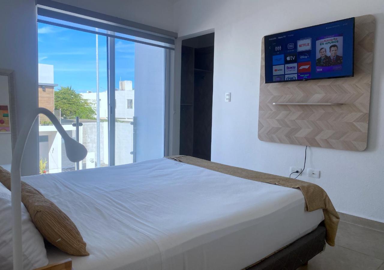 Casa Familiar En Condominio Privado Cerca De Playa Cancún Eksteriør billede
